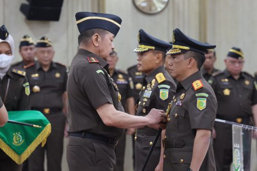 Jaksa Agung RI Melantik Pejabat Baru JAM-PIDMIL Dan Kajati Daerah Khusus Jakarta