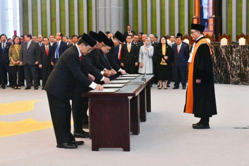 Lima Anggota BPK RI 2024-2029 Resmi Dilantik