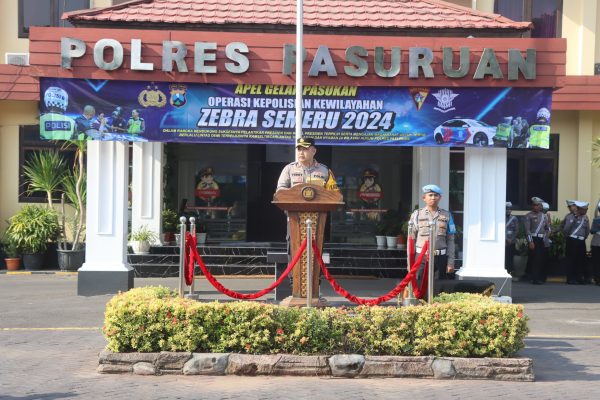 Cegah Meningkatkannya Kecelakaan, Polres Pasuruan Luncurkan Operasi Zebra Semeru 2024