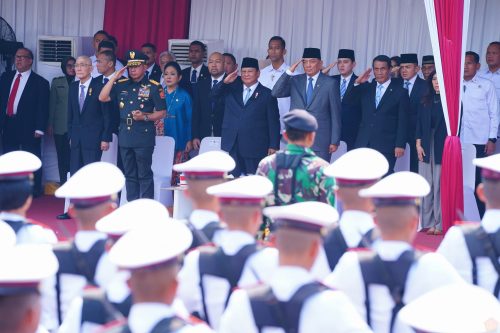 Panglima TNI Hadiri Upacara Penyerahan Memorandum Menteri Pertahanan RI