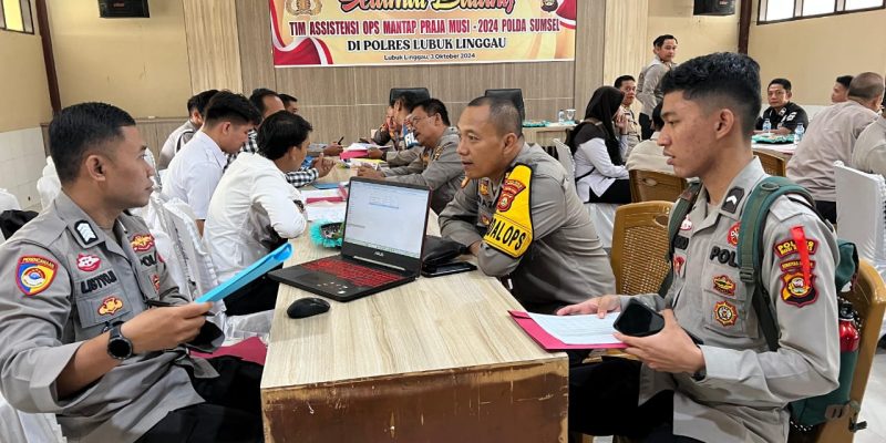 Polres Musi Rawas Ikuti Asistensi Ops Mantap Praja Musi 2024 Polda Sumsel