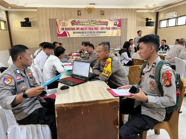 Polres Musi Rawas Ikuti Asistensi Ops Mantap Praja Musi 2024 Polda Sumsel