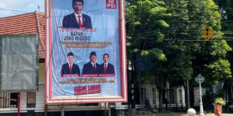 PSI Pasang Puluhan Billboard Apresiasi Pengabdian Presiden Jokowi