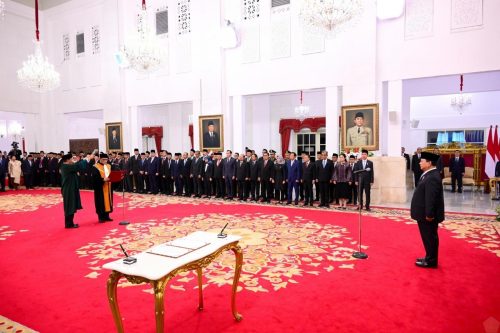 Panglima TNI Hadiri Pengucapan Sumpah Jabatan Ketua Mahkamah Agung