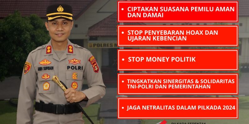 Ajak Masyarakat dan Stakeholder Ciptakan Pilkada Aman, Damai dan Kondusif, Kapolres Musi Rawas Berikan Himbauan