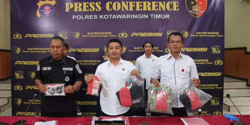 Polres Kotim Berhasil Amankan Pelaku Pembobol Brangkas di Toko Alfamart