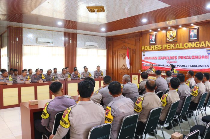 Kapolres Pekalongan : Bhabinkamtibmas Harus Peka dan Cermati Betul Perkembangan Kamtibmas di Wilayah
