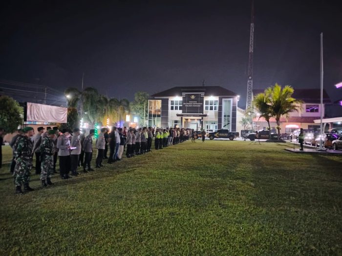 Cegah Kriminalitas, Polres Batang Gelar Patroli Skala Besar
