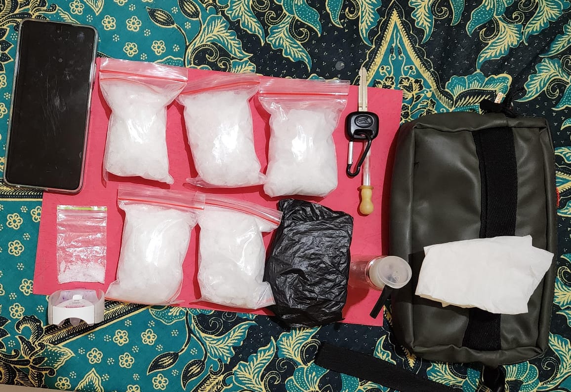 Ditresnarkoba Polda Kalteng Berhasil Amankan 514 gram Sabu Saat Melintasi Lamandau