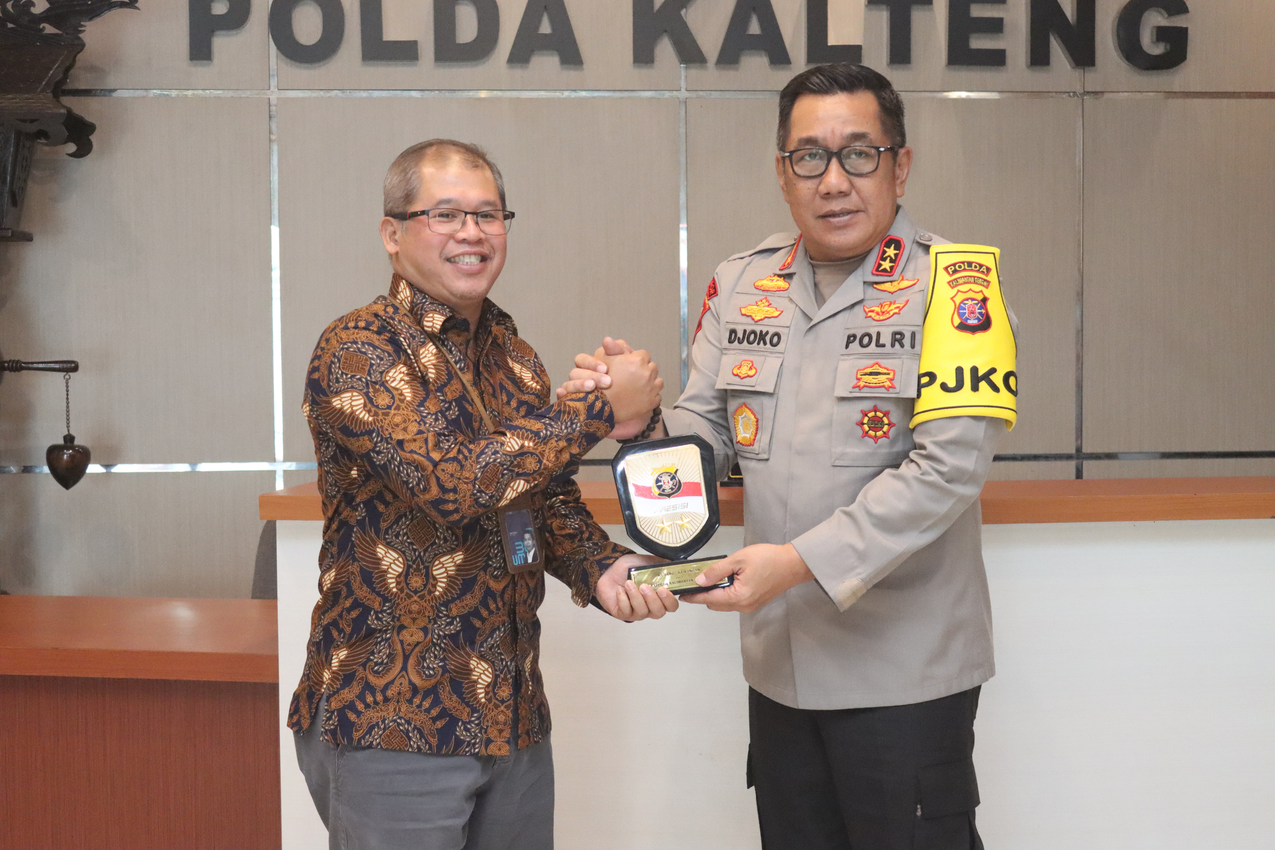Kapolda Kalteng Audiensi Bersama PT. Telkom Indonesia TBK Kalselteng
