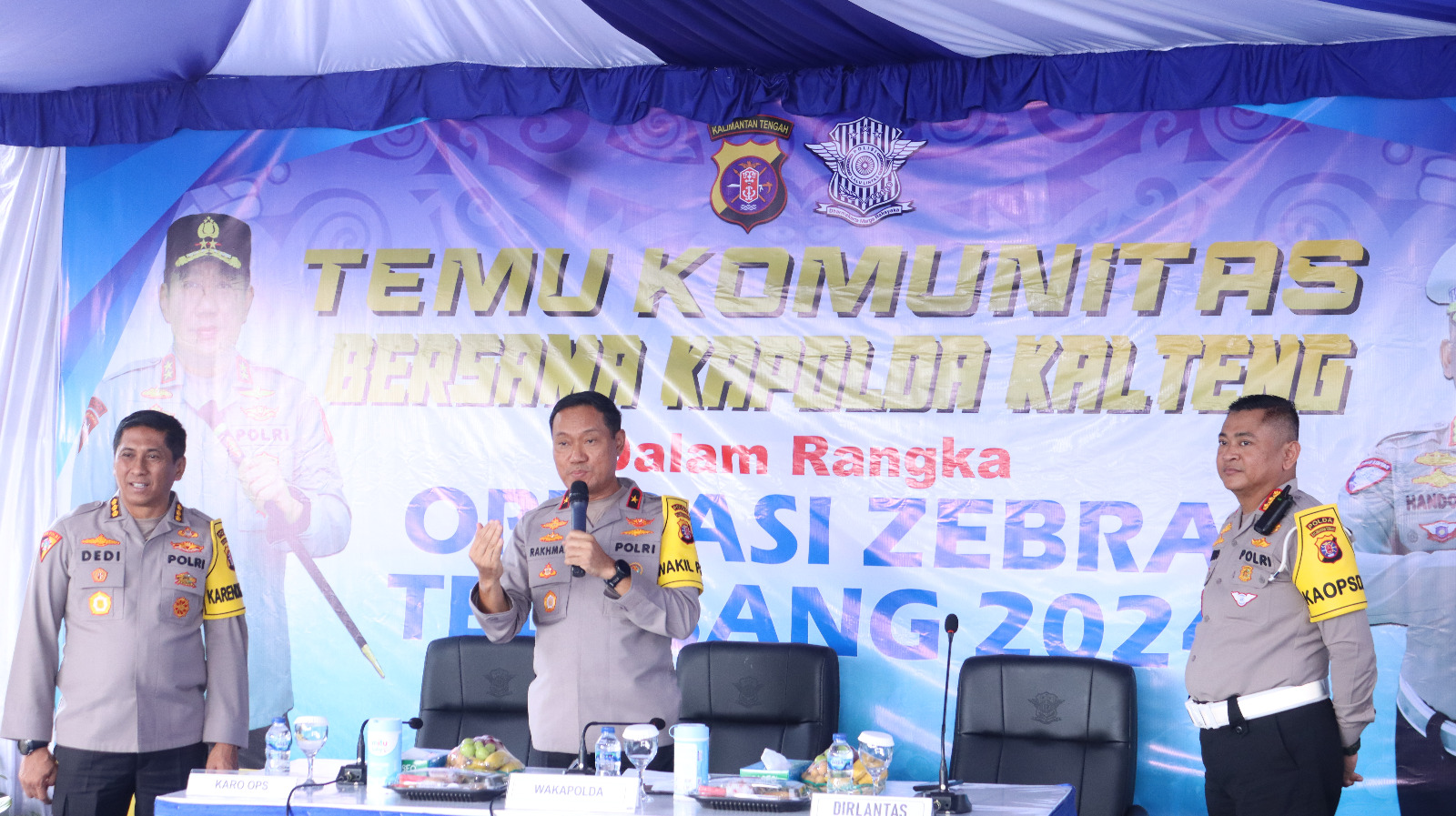 Polda Kalteng Gelar Pertemuan Bersama Komunitas Pengguna Jalan Raya