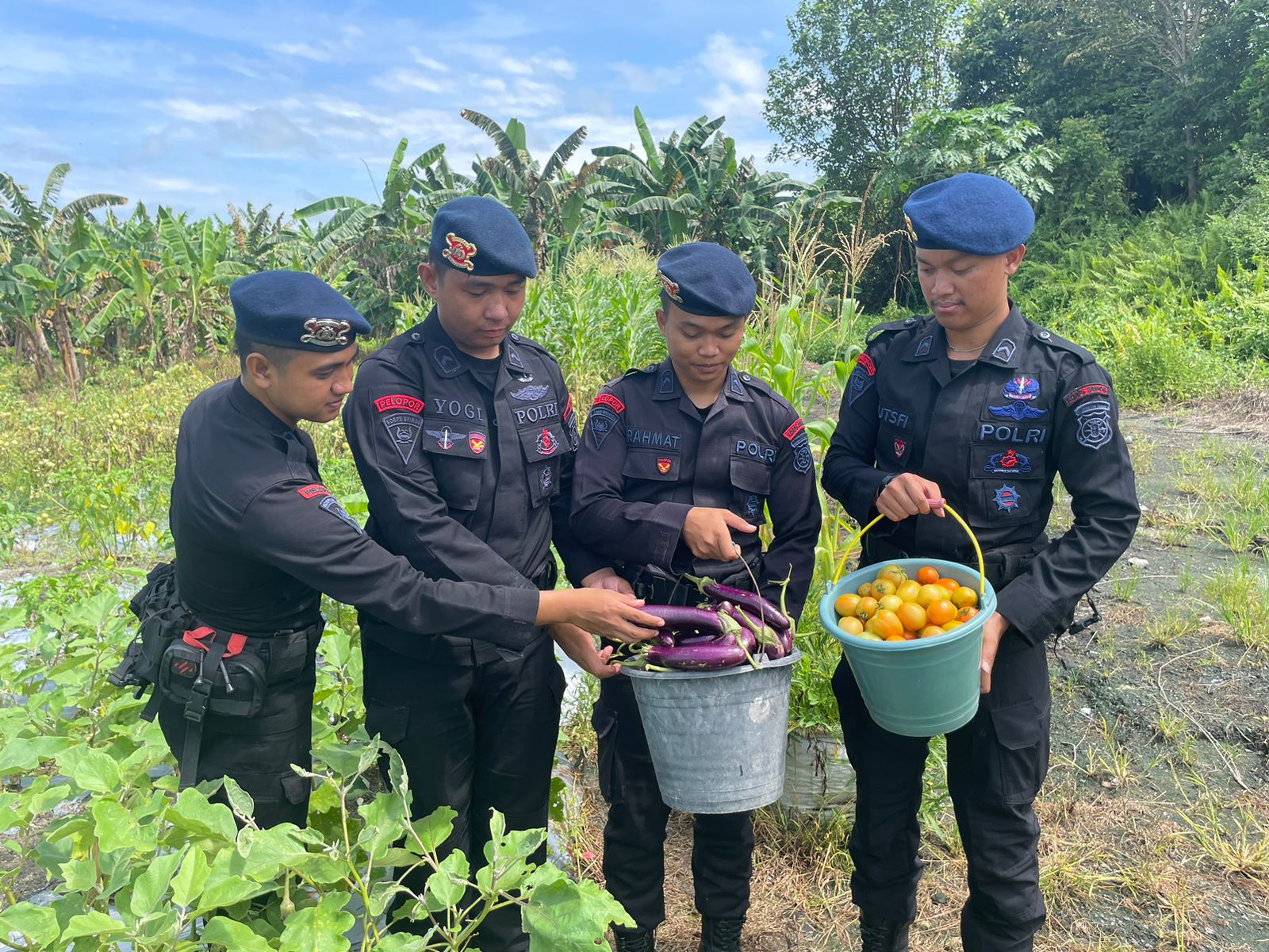 Tingkatkan Ketahanan Pangan di 3 Lokasi, Brimob Kalteng Siap Wujudkan Kemandirian Wilayah