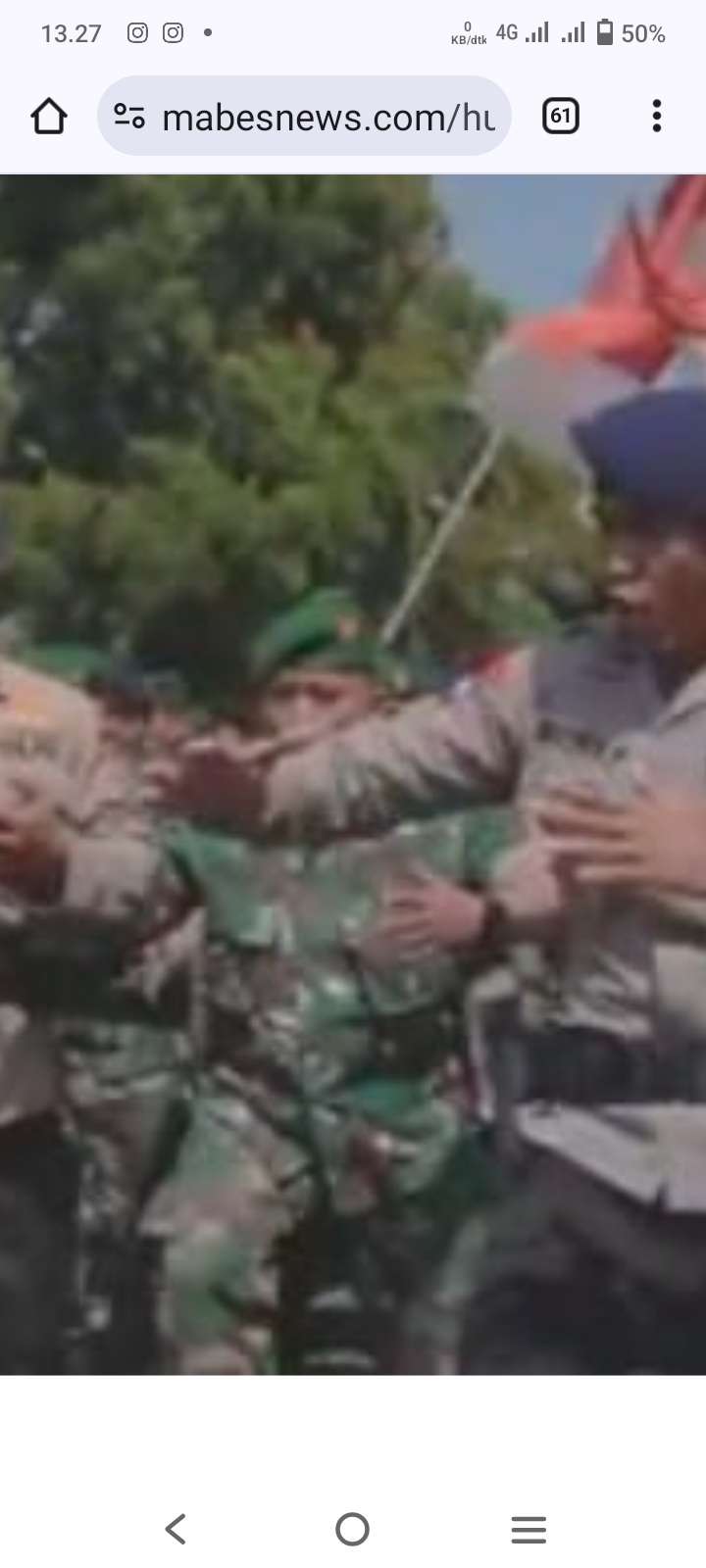 HUT TNI, Kapolri: Kami Bersinergi di Laut dan Bumi Nusantara