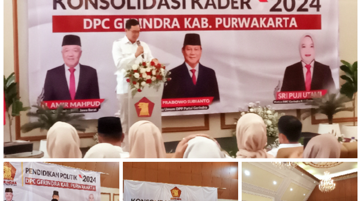 Konsolidasi Kader DPC Gerindra Dan Fraksi Gerindra DPRD Kabupaten Purwakarta Tahun 2024