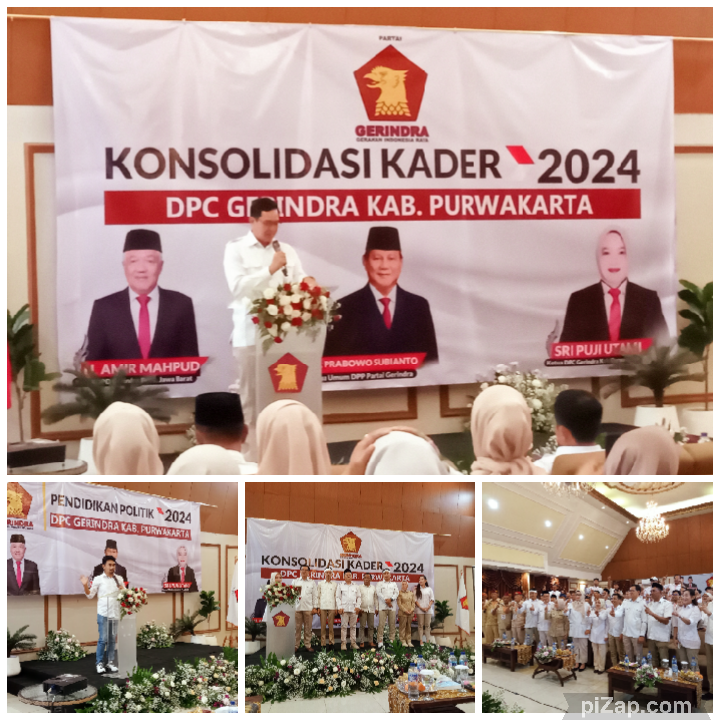 Konsolidasi Kader DPC Gerindra Dan Fraksi Gerindra DPRD Kabupaten Purwakarta Tahun 2024