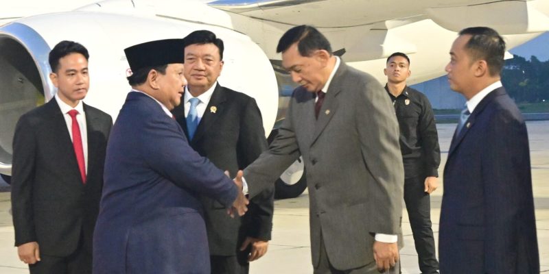 Usai Lawatan ke Enam Negara, Presiden Prabowo Tiba di Tanah Air