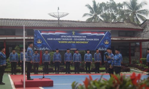 Upacara Peringatan HUT KORPRI Ke- 53 Tahun 2024 Pada Lapas Lubuk Linggau