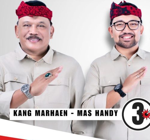 Keseruan Orasi 03 Marhaen Djumadi – Tri Handy Usai Debat Publik Kedua Kabupaten Nganjuk