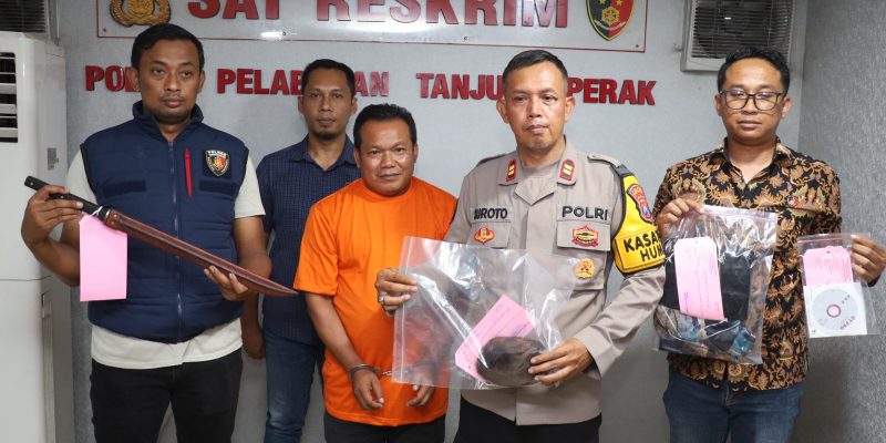 Gerak Cepat Polres Pelabuhan Tanjung Perak Amankan Pelaku Penganiayaan di Jalan Bulak Banteng Tanjung