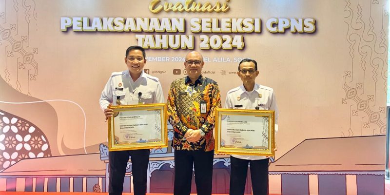 Kemenkumham Terima Penghargaan Manajemen ASN dari BKN, Apresiasi atas Pengelolaan Disiplin dan Kompetensi
