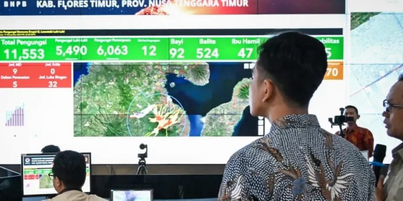 Pastikan Pemerintah Hadir, Wapres Pimpin Rapat Penanganan Erupsi Gunung Lewotobi Laki-laki