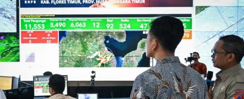 Pastikan Pemerintah Hadir, Wapres Pimpin Rapat Penanganan Erupsi Gunung Lewotobi Laki-laki