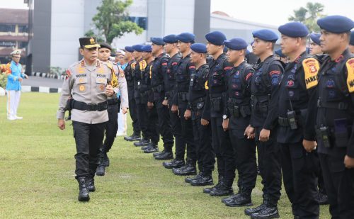 Kapolda Sumsel Apelkan 1471 Personel Persiapan Pengamanan Pengawalan Tahap Pungut dan Hitung Suara