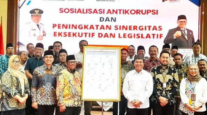 Pemkab Dan DPRD Pasuruan Tanda Tangani Pakta Integritas Anti-Korupsi