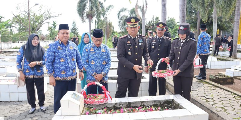 Polres Musi Rawas Bersama Stakeholders Gelar Upacara Hari Pahlawan ke-79