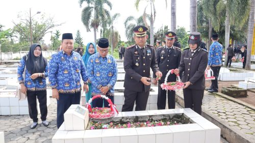 Polres Musi Rawas Bersama Stakeholders Gelar Upacara Hari Pahlawan ke-79