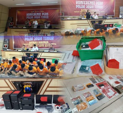 Ditreskrimum Polda Jatim Bongkar 28 Kasus TPPO, 41 Tersangka Diamankan