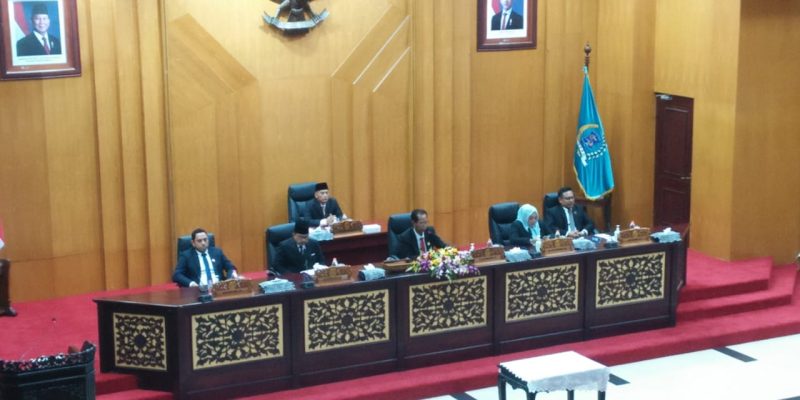 Rapat Paripurna Pembentukan Pansus dan Raperda Pengembangan Ekonomi Kreatif
