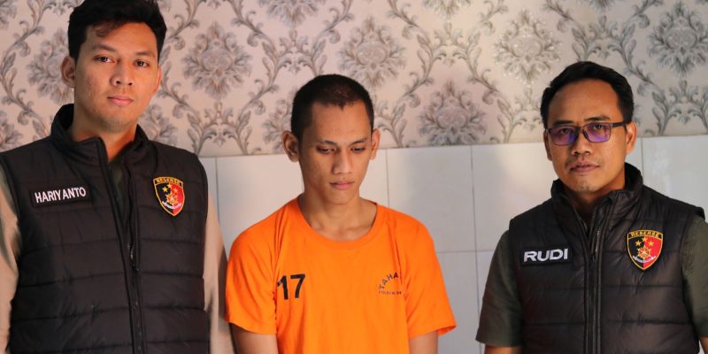 Tersangka Kasus Pencurian Sepeda Motor di wilayah Genteng Surabaya