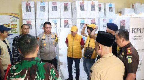 Polres Bangkalan Bersama Brimob dan TNI Gelar Patroli Gabungan Keliling