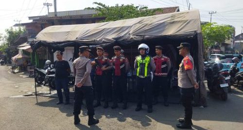 Polres Pelabuhan Tanjung Perak Bangun Posko Cegah Peredaran Narkoba Di Jalan Kunti