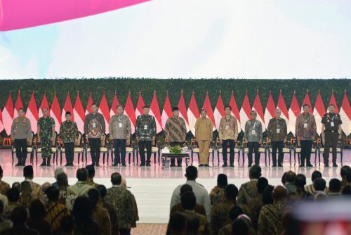 Presiden Prabowo Buka Rakornas Pemerintah Pusat dan Daerah Tahun 2024 di Sentul
