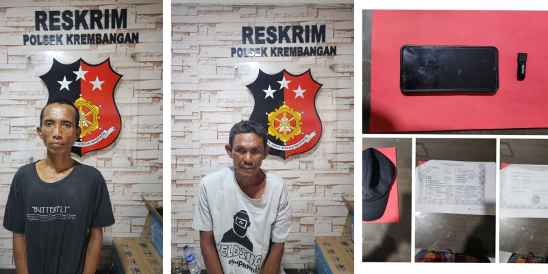 Polsek Krembangan Amankan Komplotan Curanmor Yang Beraksi di Dupak Surabaya