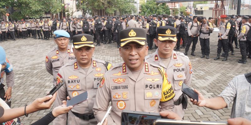 Polresta Sidoarjo Sebar 1.298 Personel Untuk Amankan TPS Pilkada 2024