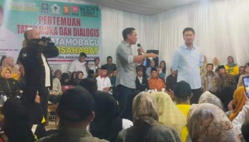 Ribuan Massa Padati Kampanye Weni Gaib – Rendy Mangkat di Lapangan Mogolaing