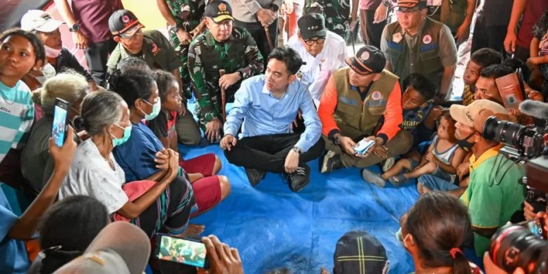 Tinjau Pengungsi, Wapres Tekankan Dialog Dalam Relokasi Hunian Warga Terdampak