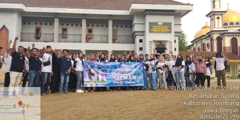 Relawan ITMAN, Bersatu Memenangkan Cabup Paslon No 01 (Vivit – Umam) Di Pilkada Rembang