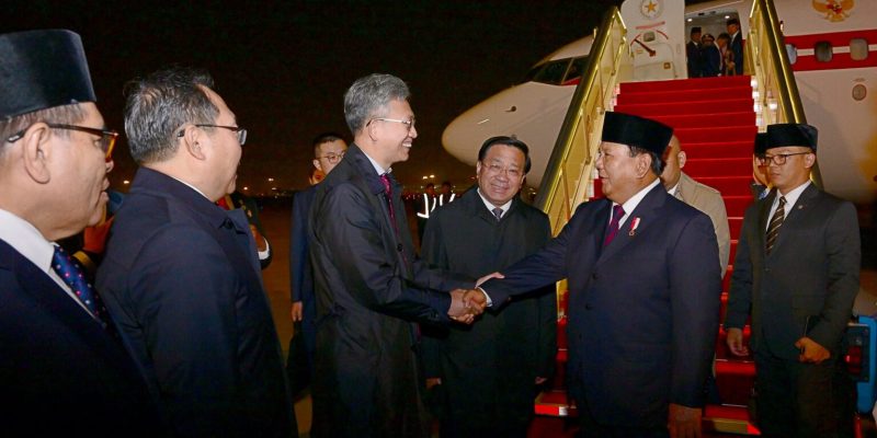 Presiden Prabowo Subianto Tiba di Beijing