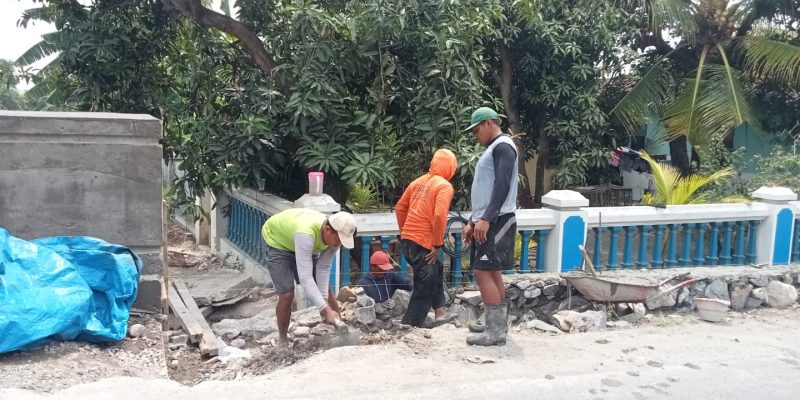 CV Leon Berdikari Laksanakan Pengerjaan Pelebaran Jembatan Sukomoro
