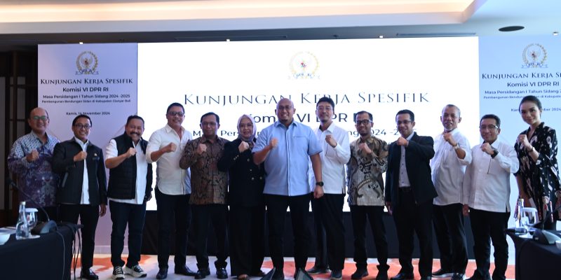Komisi VI Apresiasi Penyelesaian Proyek Bendungan Sidan di Bali, Berpotensi Bantu Kebutuhan Air dan Energi