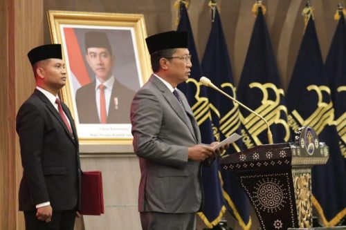 Menkum Lantik 49 Pimti Pratama, Perkuat Peran Strategis Organisasi