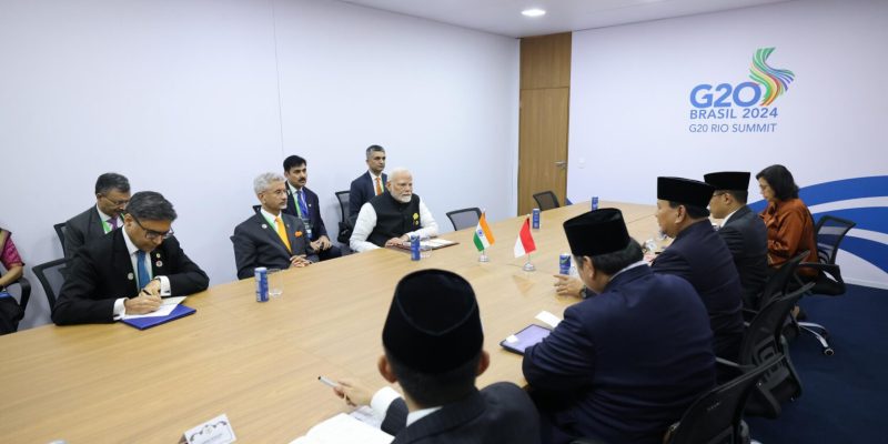Presiden Prabowo dan PM Modi Bahas Kerja Sama Kesehatan hingga Perdagangan