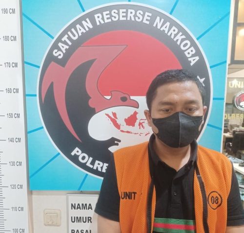 Polrestabes Surabaya Tangkap Bandar Sabu dengan Barang Bukti 22,05 Gram