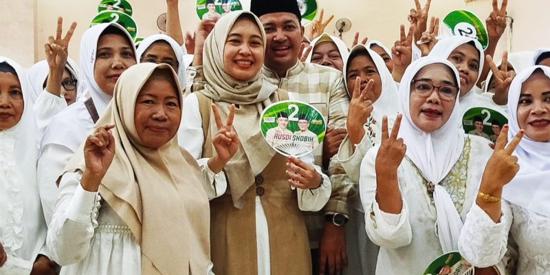 Rusdi Calon Bupati Pasuruan Hadiri Pengajian Umum Do’a Bersama Di Graha Ponorogo Bangil