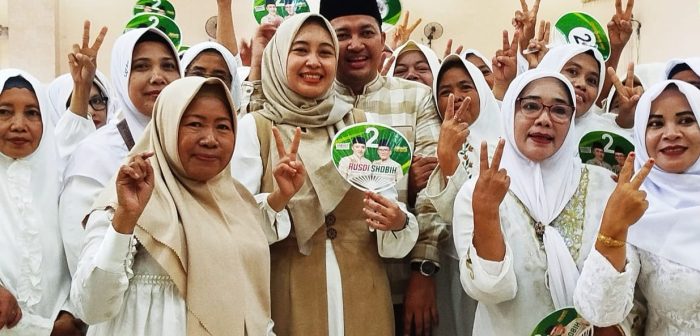 Rusdi Calon Bupati Pasuruan Hadiri Pengajian Umum Do’a Bersama Di Graha Ponorogo Bangil