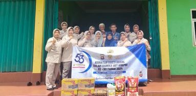 Dalam Rangka Peringati (HUT) Korps Pegawai Negeri Sipil Kopri Polres LubukLinggau Mengadakan Bakti Sosial
